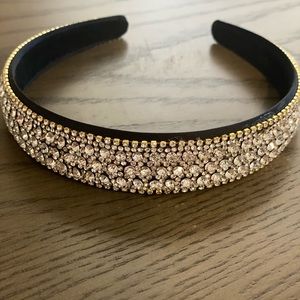 Gold crystal headband